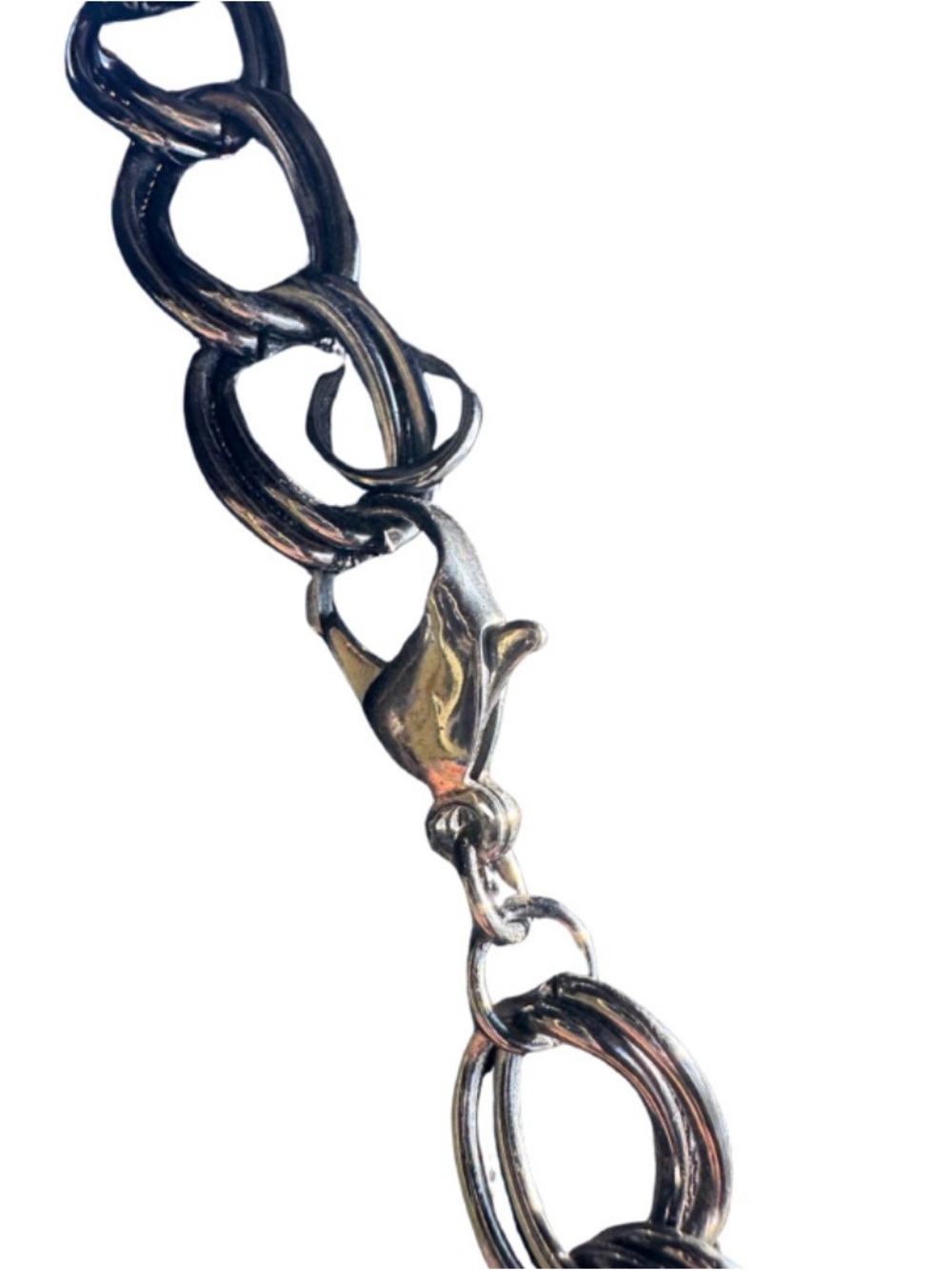 Upcycled Necklace with Authentic Coach Hardware - Picture 3 of 5